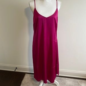 Magenta Slip Dress